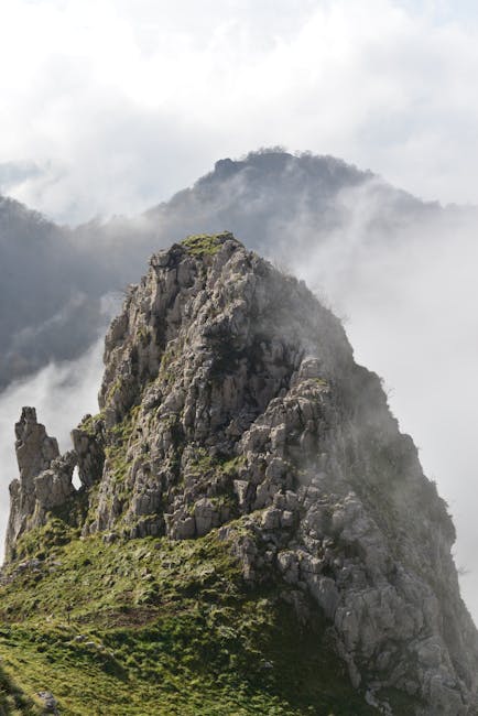 Mountain peak representing health goals