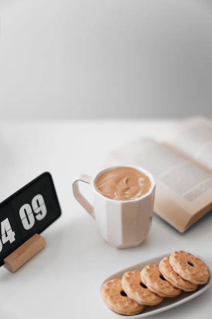 Morning coffee ritual